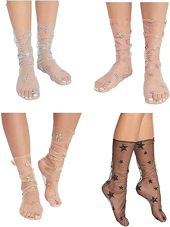 transparent glitter dress