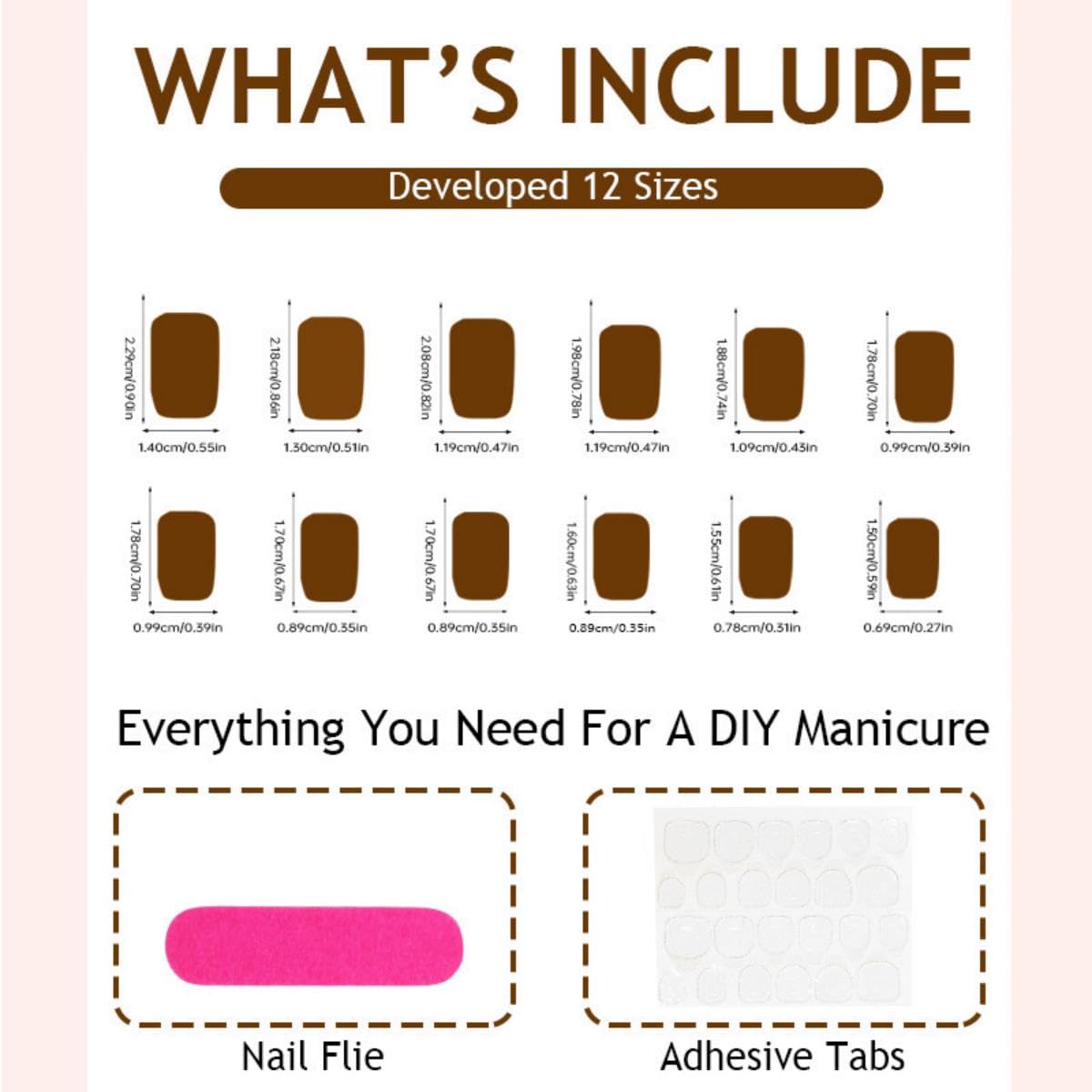 5D Embossed Flower Press on Nails Medium Square Fake Nails with Designs Colorful Floral Glue on Nails Daisy Stick on Nails Glossy Reusable Spring Summer False Nails for Women Girls Manicure 24PCS - Image 4