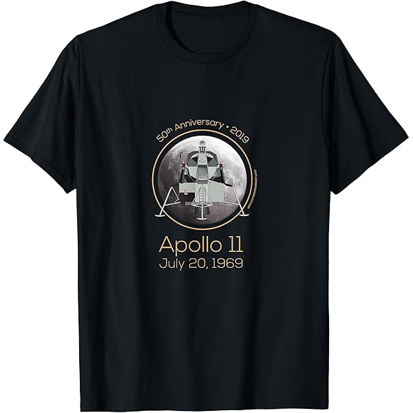 ANDAZIA Moon Landing APOLLO 11 Tシャツ Apollo 11 Youth T-Shirt – Okanagan Science Centre