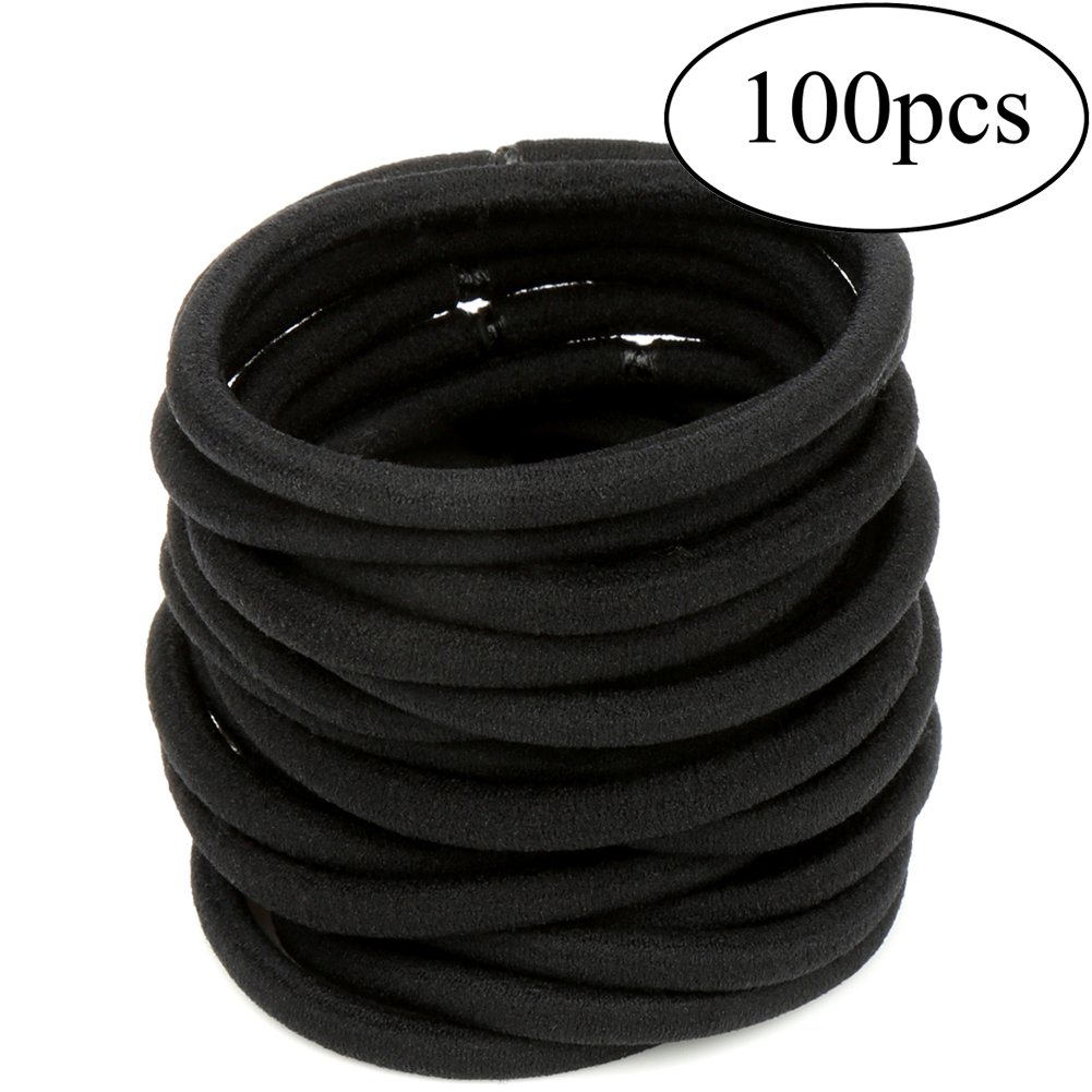 Buy H Sa H S 100 Elastic Hair Bands 4mm Hair Ties Bobbles Elastics