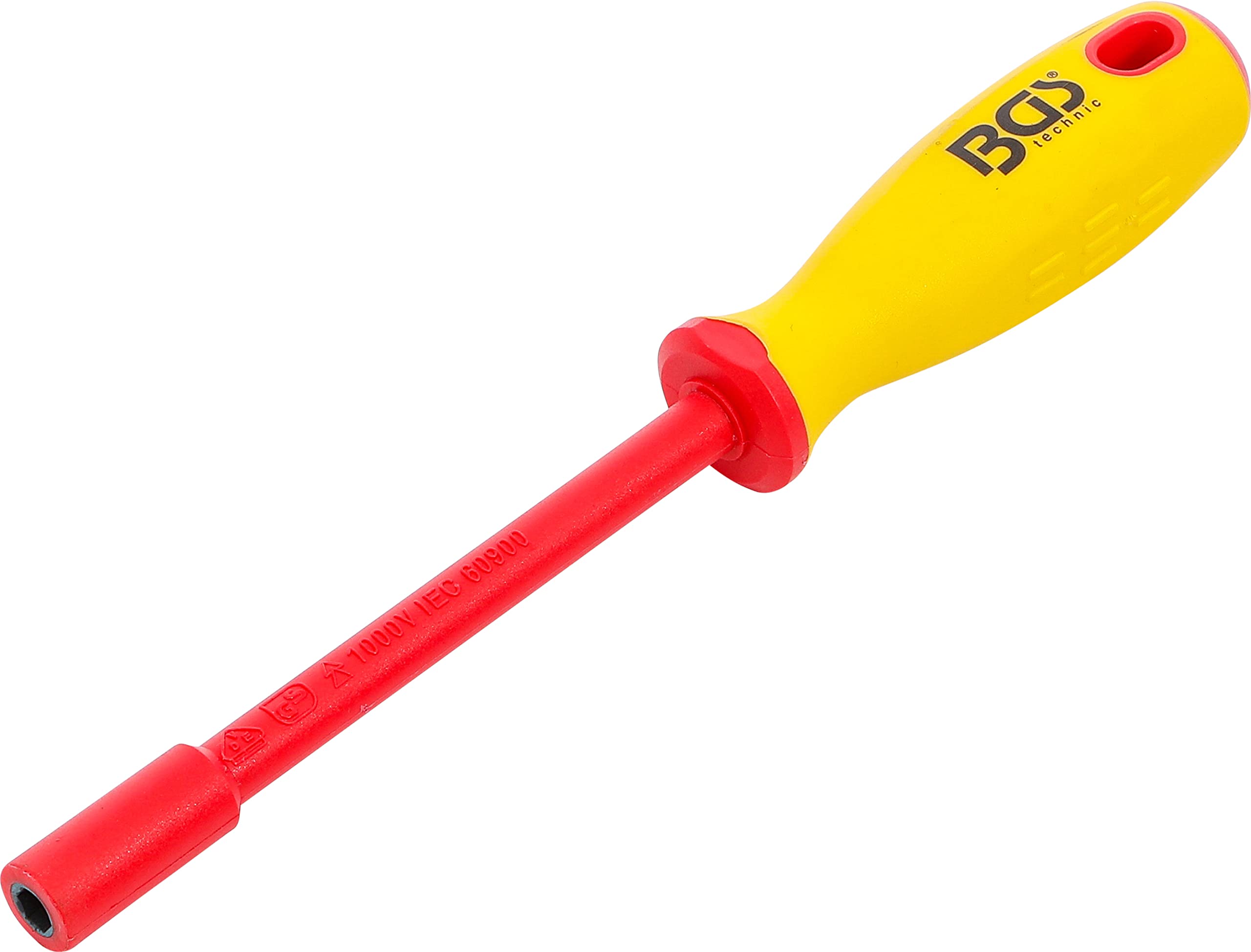 BGS 71086 | VDE Socket Screwdriver | Hexagon | 6 mm | Blade Length 125 mm — image 1