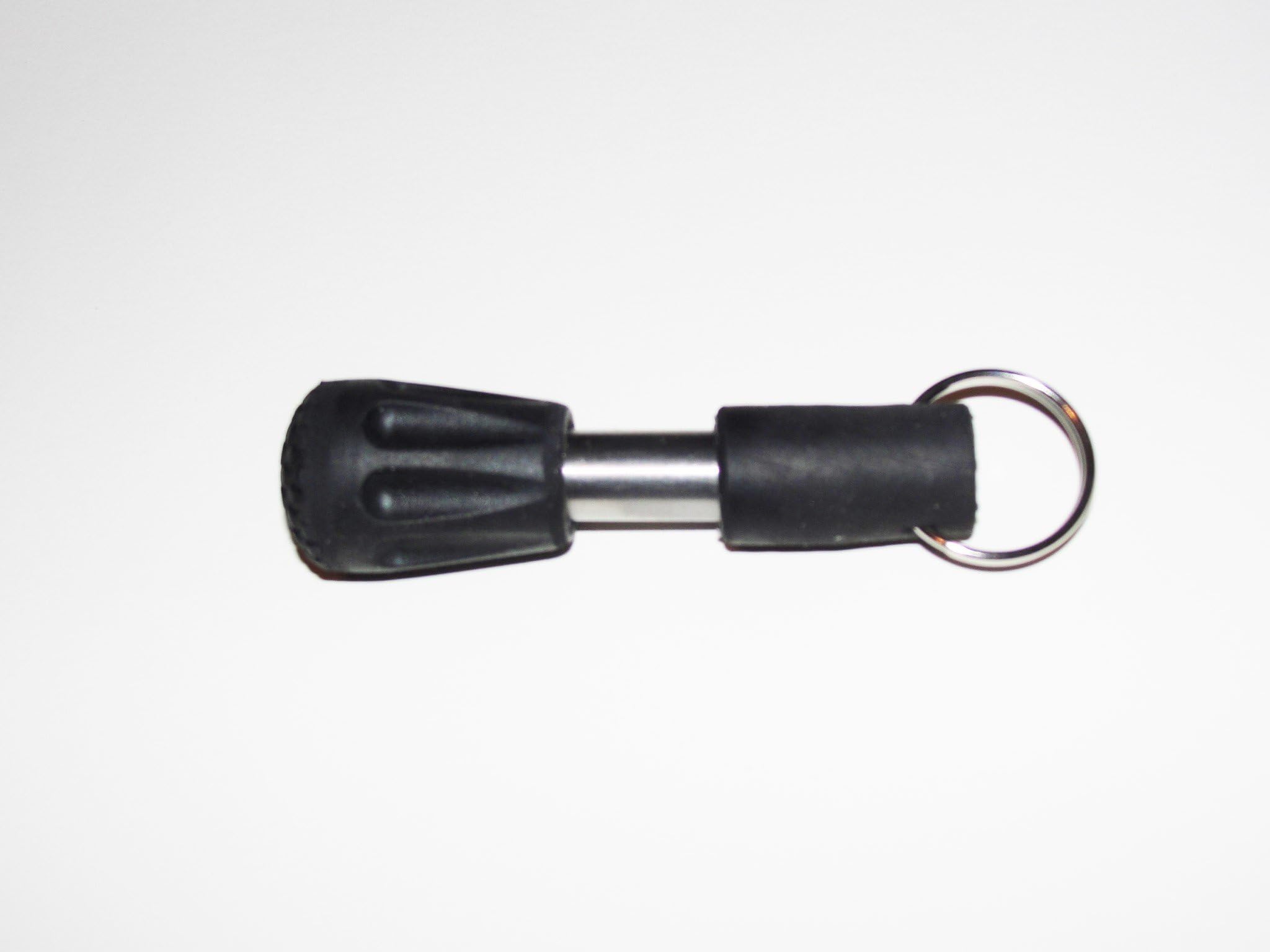 Ti Rod Tactical Key Ring Carry Door Knocker, Acupressure Device, Medicinal Pill Crusher, & Emergency Tactical Use Tool