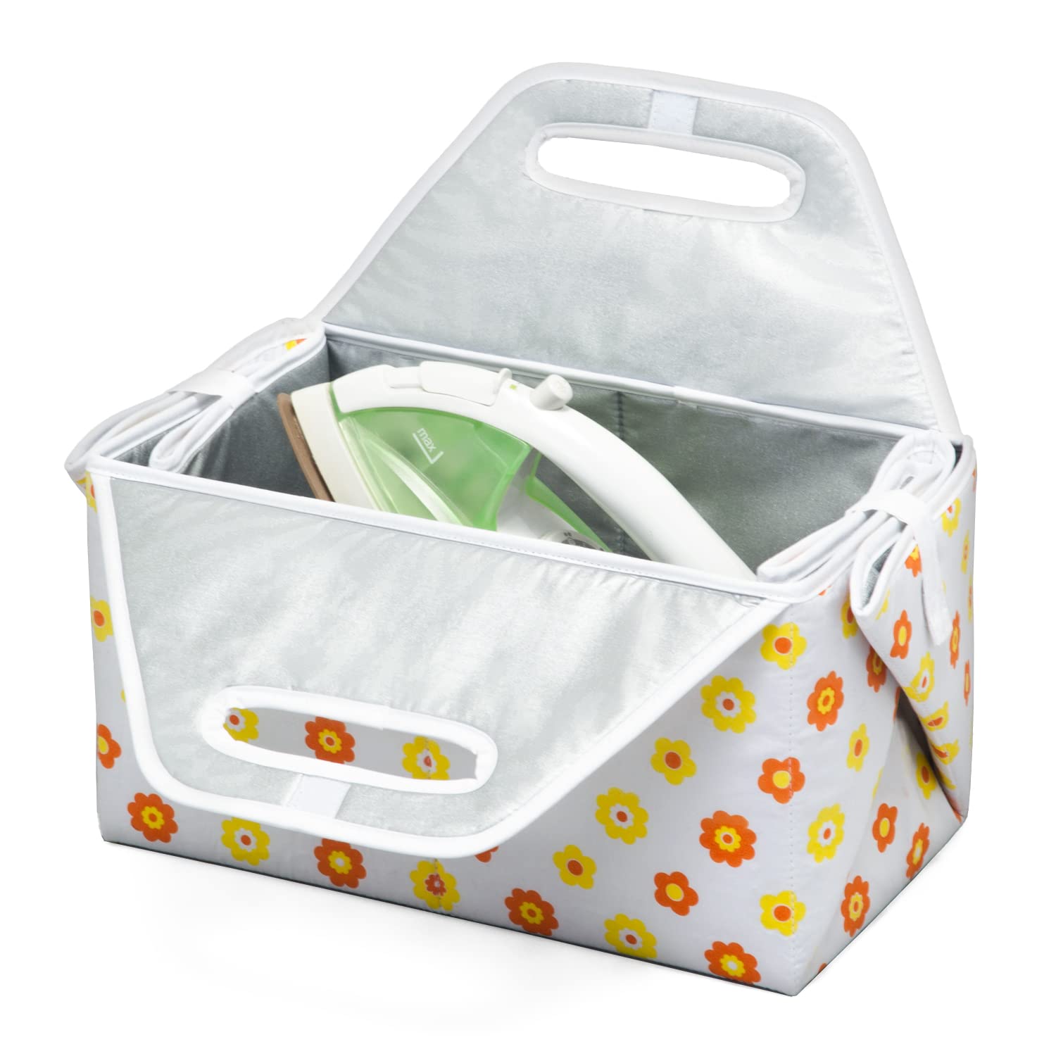 アストロ アイロン収納マット 花柄 2way アイロンマット アイロン収納ケース アルミコーティング アイロン台 折りたたみ 610-47商品画像