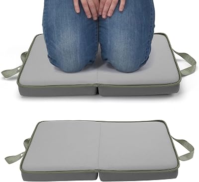 Taylor & Brown Memory Foam Kneeling Pad Cushion Grey 54x34x5cm