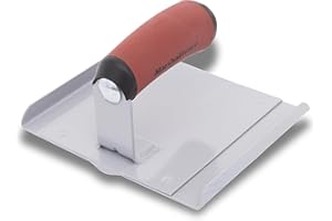 MARSHALLTOWN All Steel Concrete Groover, 6 x 6 Inch Blade, DuraSoft Handle, Concrete Tools Made in the USA, 4043D