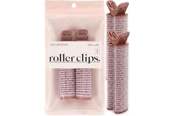 Kitsch Volumizing Hair Clips for Women - Hair Rollers for Volume & Curls - Volumizing Hair Products, Hair Roller Clips for Ef