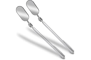 VIN BEAUTY Telescoping Inspection Mirror, 2 Piece Car Inspection Mirror, Stainless Steel Mechanic Mirror,Retractable Extension Mirror,Flexible Inspection Mirror for Checking Vehicle and Small Details (8~24 Inch)