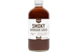 Lillie's Q - Smoky Barbeque Sauce, Gourmet BBQ Sauce, Sweet Brown Sugar BBQ Sauce, Mild Smoky Flavor, Premium Ingredients, Made with Gluten-Free Ingredients (20 oz)