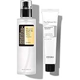 COSRX Skin Cycling Routine - Snail Mucin 96% Essence + Retinol 0.1 Cream, Recovery Set for Face and Neck, Fine Lines Spot Treatment, Repair Cream for Face