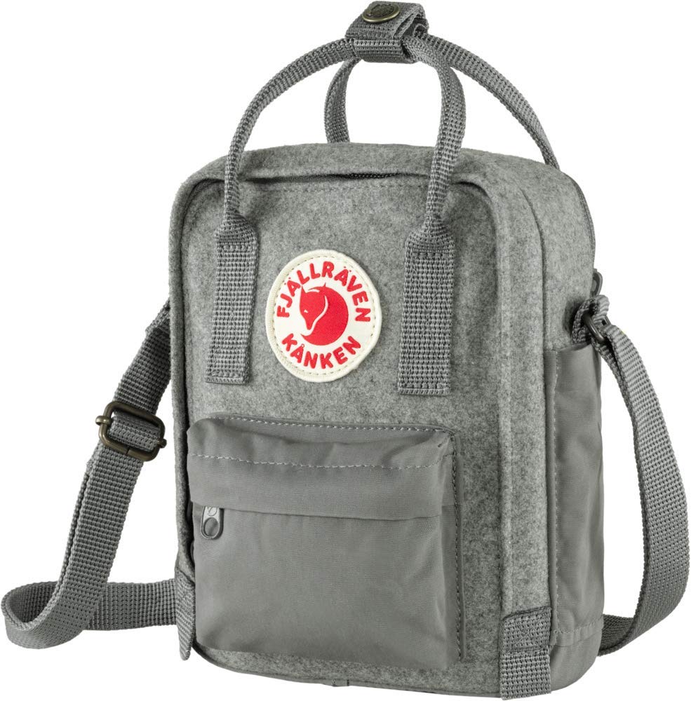 Fjallraven 23329-027 Kånken Re-Wool Sling Gym Bag Unisex Granite Grey Size One Size