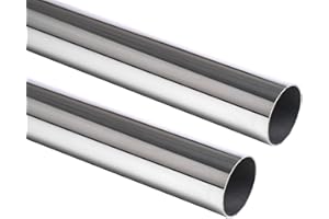 1-1/2" OD x 1 Ft. 304 Stainless Steel Tube, CYIWPH Welded Stainless Steel Round Straight Tubes, Round Metal Pipe for DIY Craf