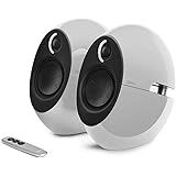 Edifier USA e25HD Luna Eclipse HD 2.0 Bluetooth Speakers with Digital Optical Input (White)