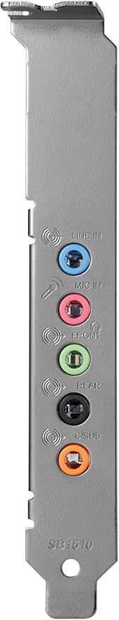 Creative Sound Blaster Audigy Fx Pcie 5 1 Sound Card With High Performance Headphone Amp Computers Accessories Amazon Com