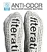 Best Yoga Socks - Anti-odor, Antibacterial Non Slip Yoga Pilates Barre Grip Sox Steel Grey
