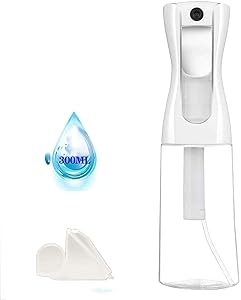 Hjiaqi - lovely Spray Bottle for Hair 300ml with Safety Valve Continuous Water Mist Trigger Sprayer for Hair Styling,Plants, Home Clean