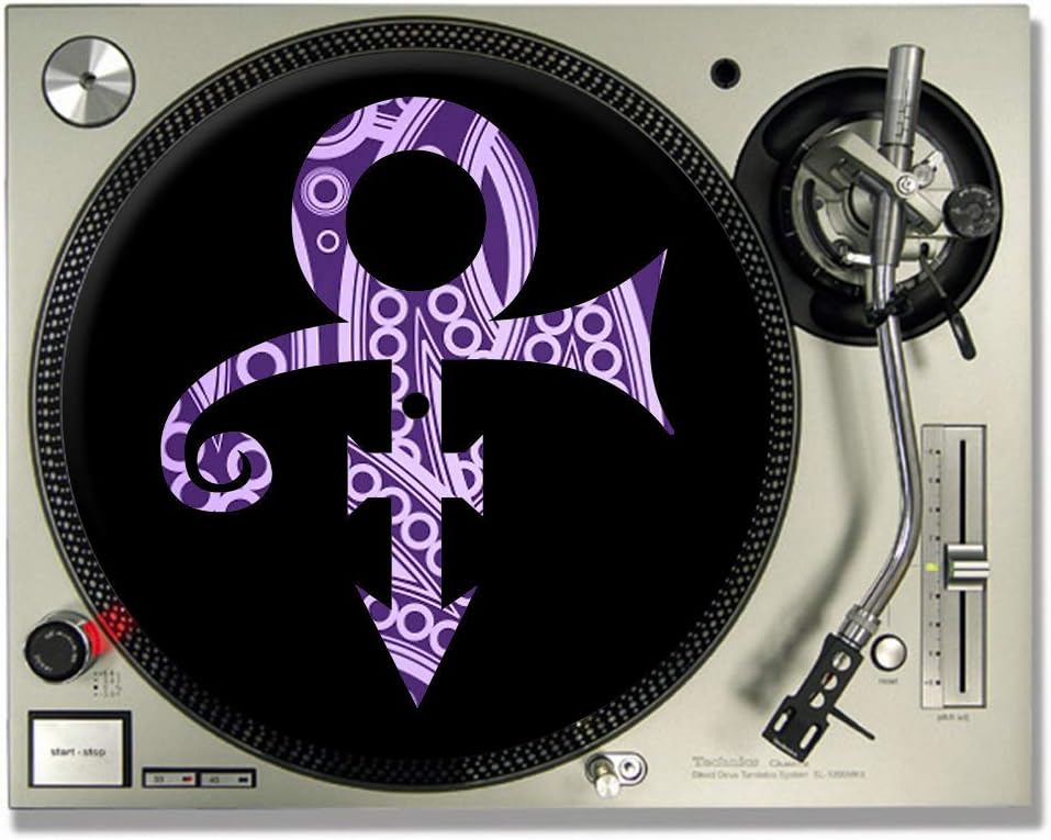 Prince ICON Vinyl DJ Turntable Slipmats/slipmat/slip mats 12" or 7" (7") (12")