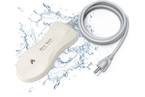 Ruolan Bird Bath Heaters for Outdoors in Winter Submersible,80W Birdbath Deicer 80w with Auto Shut Off-Pond Heater Thermostatically Controlled,Pond Heater-Ice Bath Outdoor Heater-Chicken Water Heater