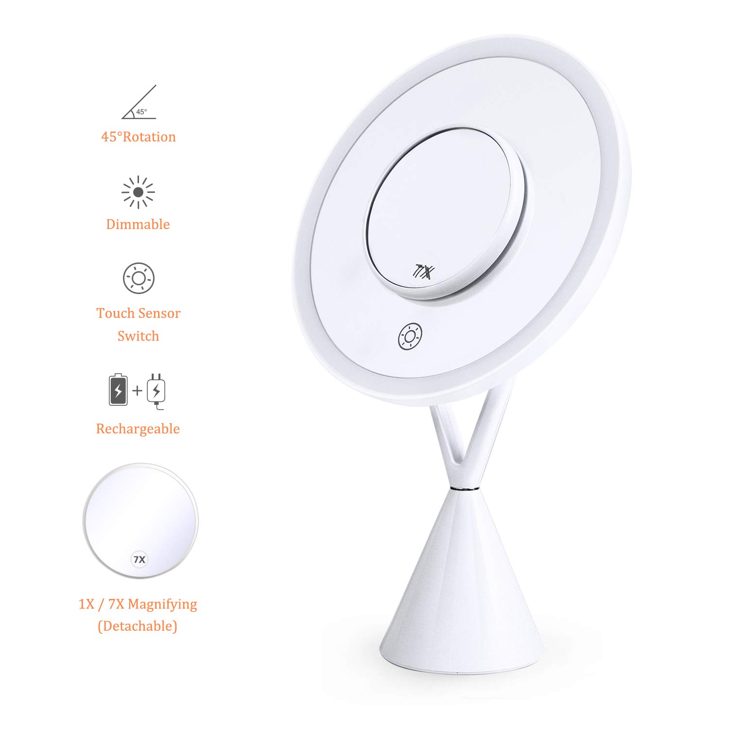 Best Makeup Mirror With Led Light Plug In