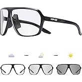 KAPVOE Photochromic Cycling Glasses for Men Women Sports Sunglasses MTB Biking Sunglasses UV Protection K64