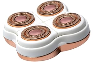 HIPPIE HYPE Replacement Head for Finishing Touch Flawless Legs Hair Remover for Women, Rose Gold