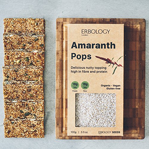 Organic Puffed Amaranth 3.5 oz - Rich in Protein, Fiber and Minerals - Gluten-free - Thumbnail 2