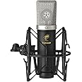 Condenser Microphone 192kHz/24Bit, TONOR USB Cardioid Computer Mic Kit with Upgraded Boom Arm/Spider Shock Mount for Recording, Streaming, Gaming, Podcasting, Voice Over, YouTube, TC-2030