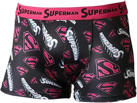 Amazon Co Jp Nissen ニッセン ボクサー スーパーマンストレッチプリント前閉じボクサーパンツ ブラック 4l メンズ 服 ファッション小物