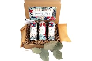 Poinsettia Christmas Tea Gift Basket by La Tea Dah | Gourmet Tea Gift Sets for Tea Lovers | Black and Herbal Tea Variety Pack | Premium Pyramid Sachets
