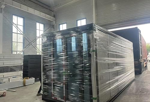 トイレ・浴室付きプレハブ住宅・仮設住宅・職員寮・店舗・事務所・倉庫用ユニットハウス 37㎡/23畳 耐火・防音・耐震 ドア・窓7つ お客様組立 可搬式 小屋・空きスペース活用 組み立て式プレハブ 屋外用 - サムネイル 9