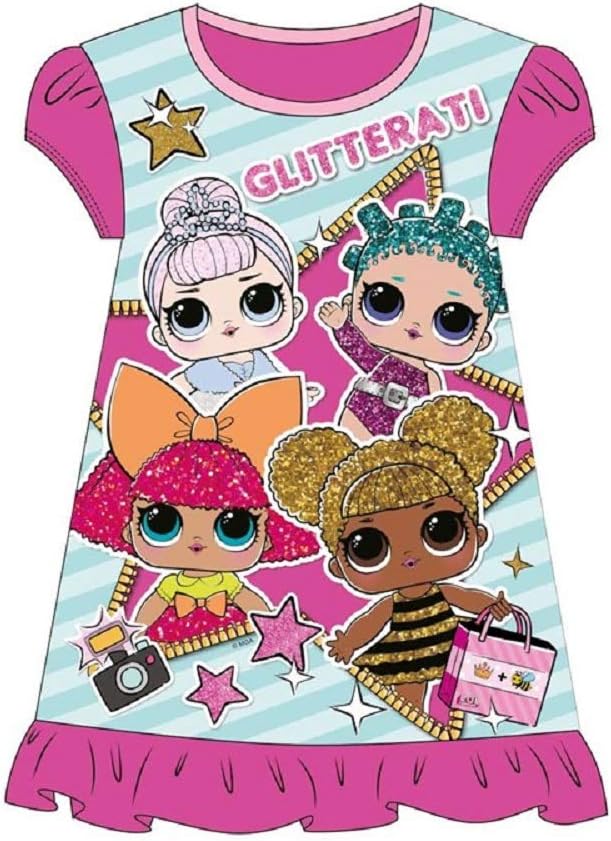 The Pyjama Party Girls LOL Suprise Night Dress Nighty Nightie Pink Dress Pagent Theme