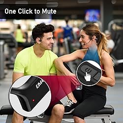 KIMAFUN 2.4G Headset Dual Wireless Microphone for 2