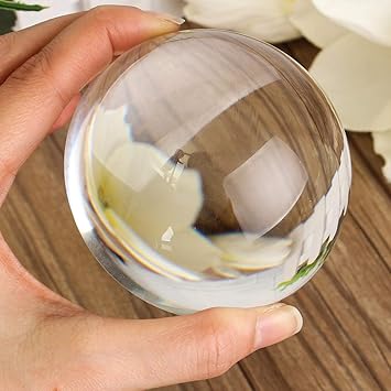 Amazon Com Decorative Balls 80mm Vintage Half Crystal Sphere