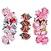 Imanom 12Pcs Baby Girl Hair Bows,Ribbon Design Hair Clips For Teens Baby Girls Babies Toddlers