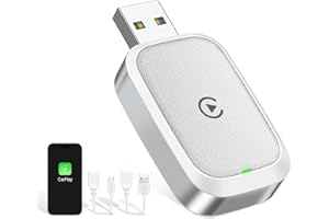 Wireless CarPlay Adapter for iPhone Designed for Cars with Factory Wired Apple CarPlay