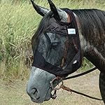 Cashel Quiet Ride Standard Horse Fly Mask No Ears or Nose - All Sizes