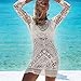 White Beach Cover Up Lace Bikini Cover Up Bathing Suit Cover White Crochet Dress
