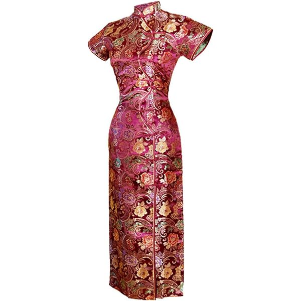 7Fairy Women's Sexy Gold Floral Mini Chinese Evening Dress Cheongsam Size 4 US at Amazon Women's Clothing store 7Fairy Women's Sexy Gold Floral Mini Chinese Evening Dress Cheongsam Size 4 US at Amazon Women's Clothing store