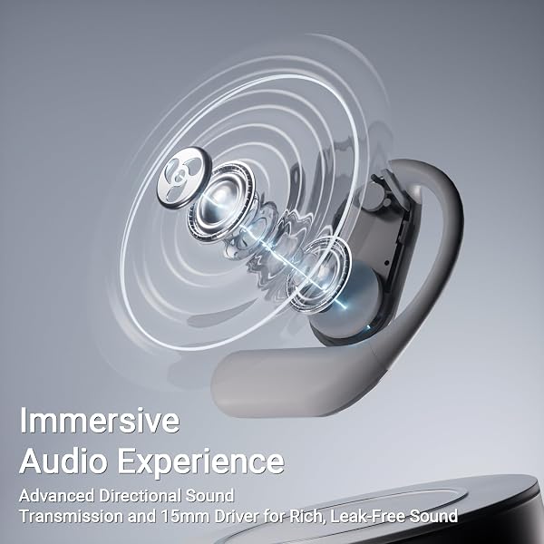 AI TRANSLATION LANGUAGE TRANSLATOR EARBUDS – SOUROYEA TRANSLATION OPEN EAR BUDS WITH FREE APP SUPPORTS 144 LANGUAGES REAL TIME TRANSLATING, 72H PLAY TIME CHARGING CASE BUILT IN LCD TOUCH SCREEN