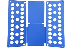 WQQWQQ shirt folding board, T-shirt folding board, T-shirt folder, clothing folder, convenient and fast, foldable tool for home storage, suitable for children's laundry organizer (light blue)