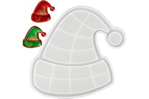 Moule à colle chaude pour chapeau de Noël, moules en résine pour bougies, grand récipient de rangement pour plateau de servic