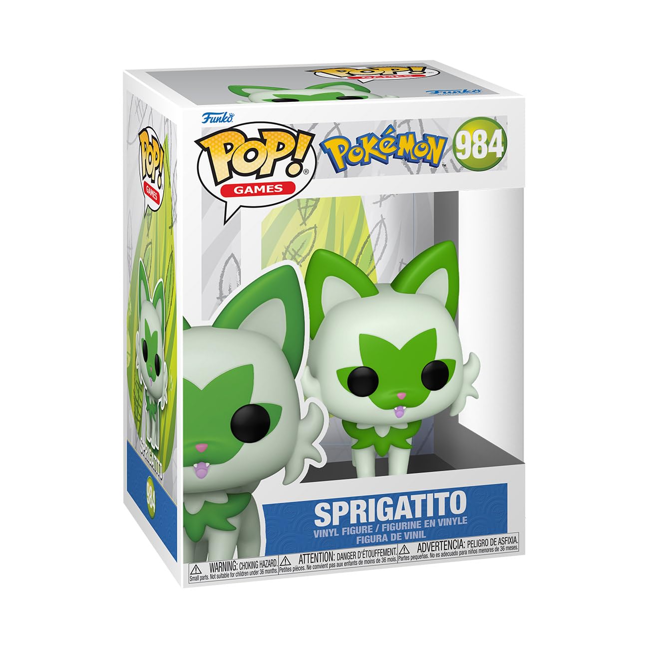 Funko POP! Games: Pokemon - Sprigatito - Collectable Vinyl Figure - Gift Idea - Official Merchandise - Toys for Kids & Adults - Video Games Fans - Model Figure for Collectors and Display
