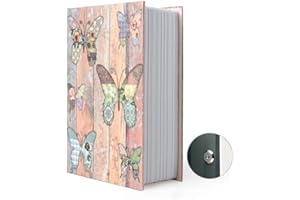 PACOLO Diversion Book Safe Storage Box, Dictionary Secret Safe Can with Security Combination Lock/Key