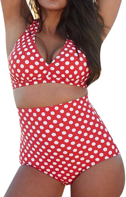 plus size high rise bikini