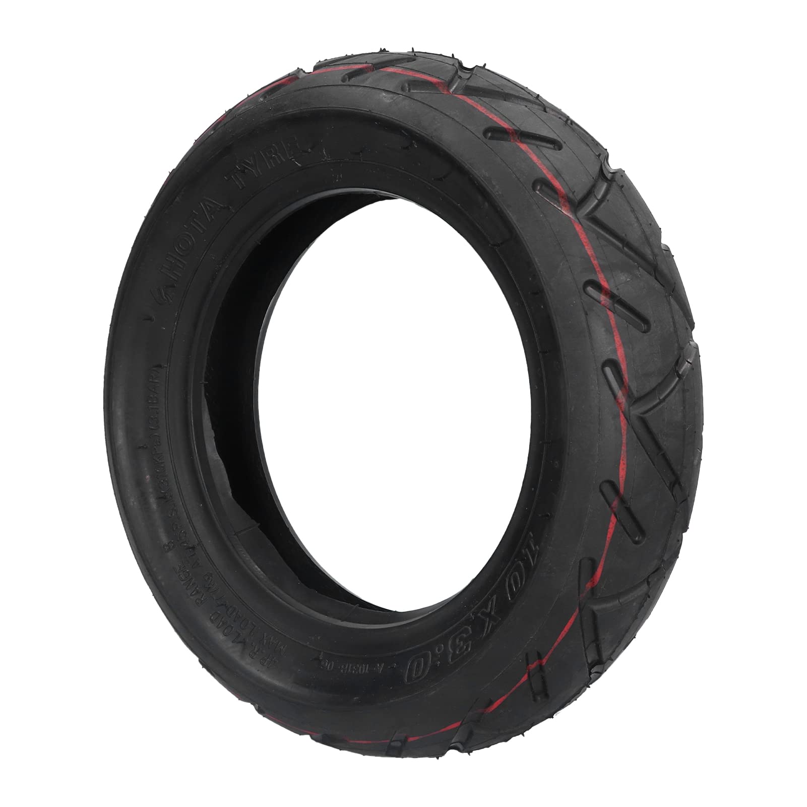 10x3.0in Tyre for KUGOO M4 PRO Electric Scooter - Universal Replacement Tire, Grooved Surface, Explosion Proof, Snow & Rain Resistant