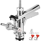 Dbgogo U System Keg Coupler - Guinness Stout Keg Tap with Stainless Probe | U Type Beer Coupler fits European-Type Keg Valves, for I.D 5/16&rdquo; Beer Line Gas Tubing, No Leakage, Pressure Relief Valve