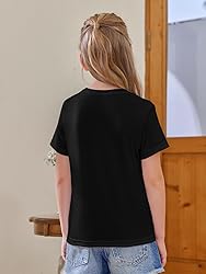 Girls Short Sleeve T Shirts Kids Summer Tops