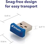 Verbatim Store n Stay NANO USB 3.0 Stick 64GB Blue Super Flat Design Fast view 6