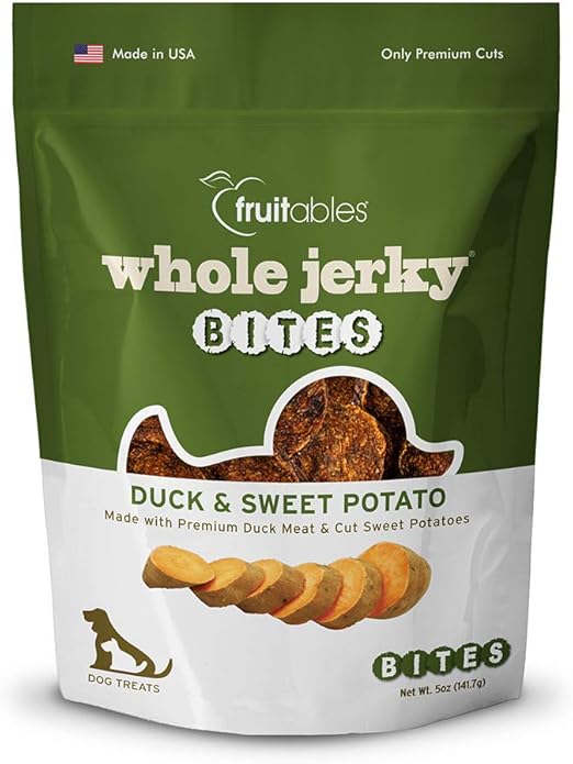 duck and sweet potato dog treats