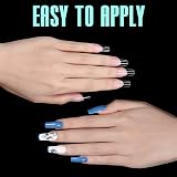 TOMICCA 240Pcs Medium Square Gel Nail Tips 12 Size Half Matte Full Cover view 7