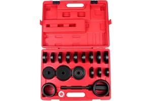 ACZCR 23 Pieces Wheel Bearing Press Kit for Front Wheel Drive Bearing Removal & Installation Wheel Bearing Puller Tool Set with Storage Case